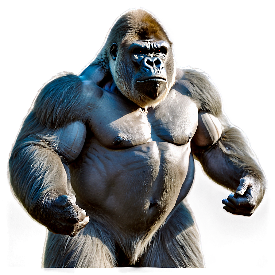 Gorilla Anger Pose Png Ifq