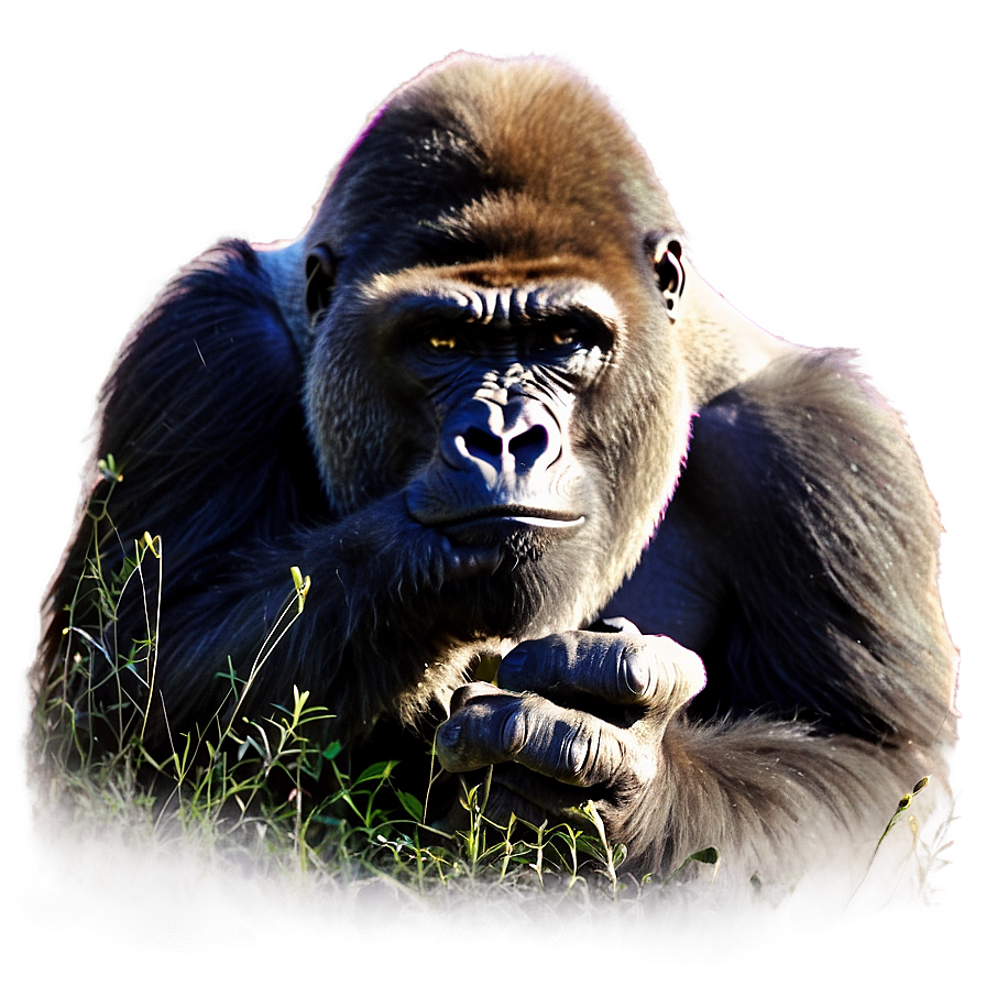 Gorilla Silhouette Png Qej