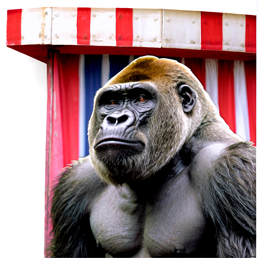 Gorilla Vintage Circus Poster Png 29