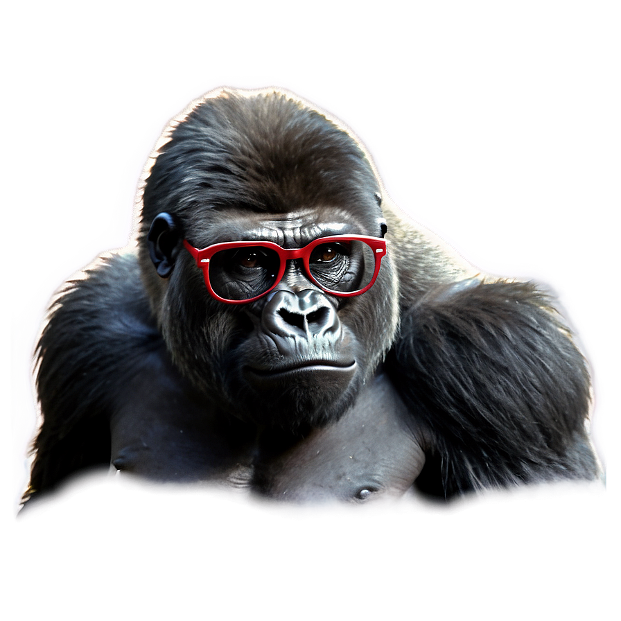 Gorilla With Cool Glasses Png Oss51