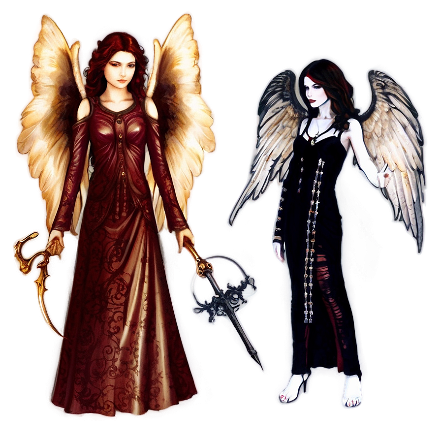 Gothic Angels Png 06202024