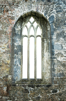 Gothic Architecture Window PNG with transparent background