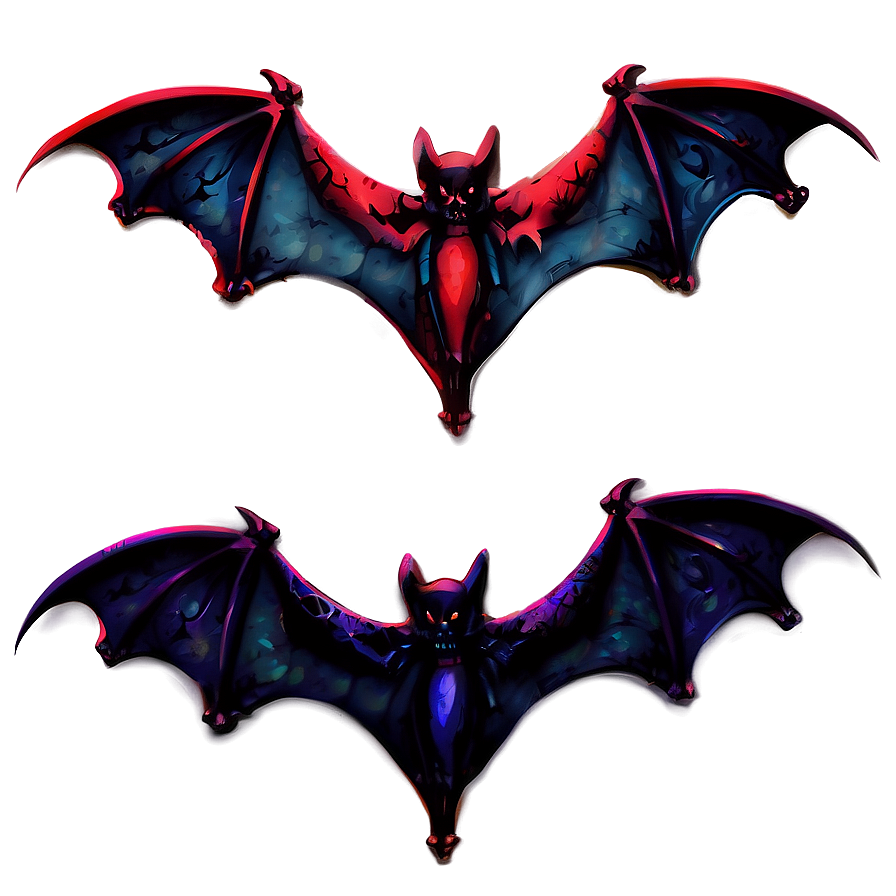 Gothic Bats Art Png 05232024