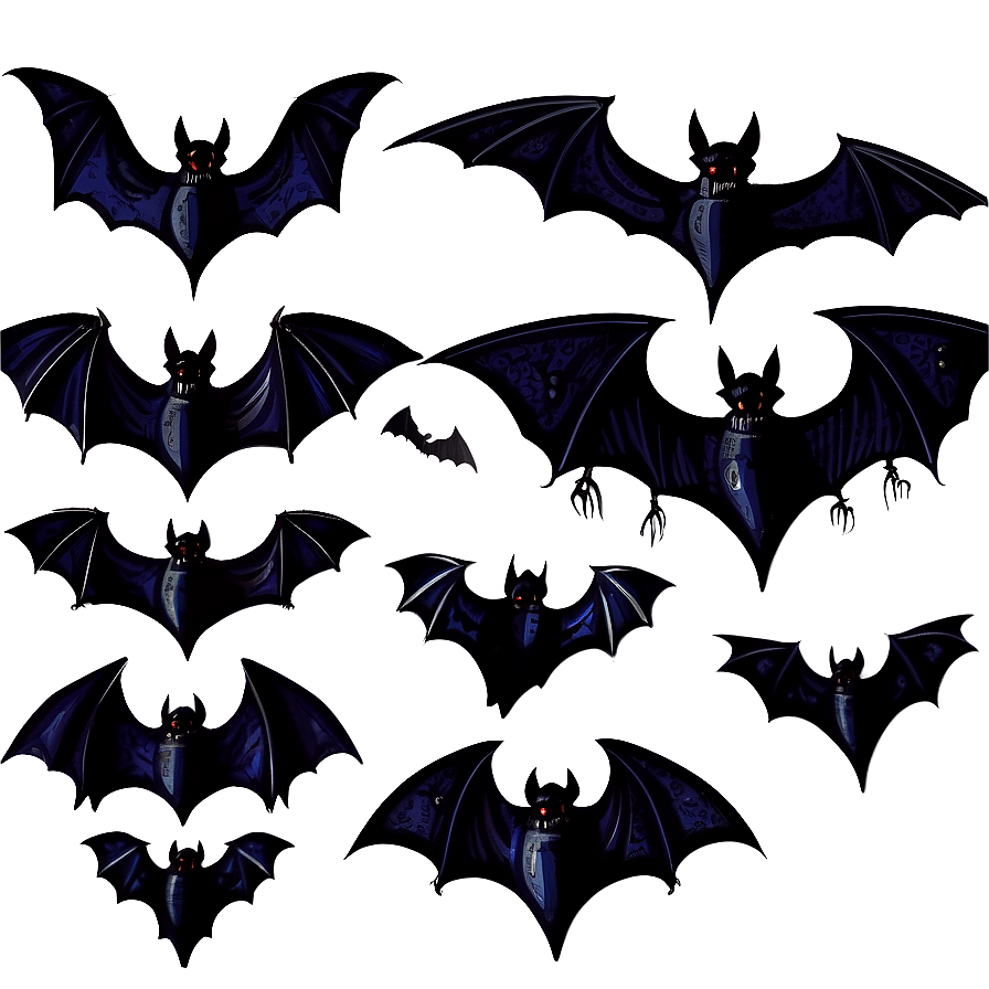 Gothic Bats Art Png Pum94