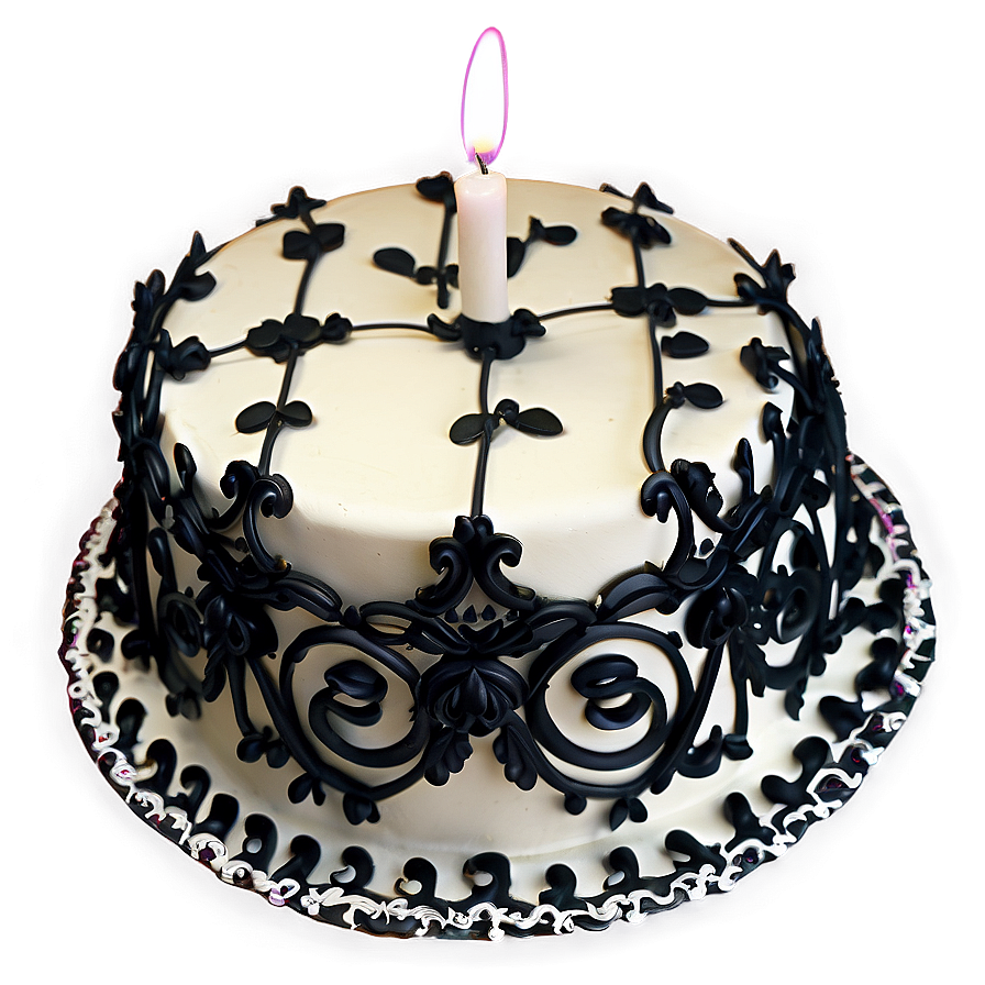 Gothic Birthday Cake Png Thi