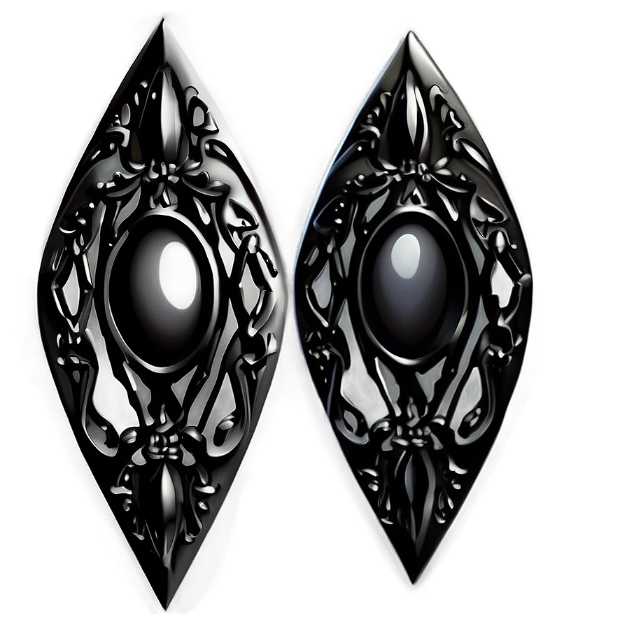 Gothic Black Design Png 06262024