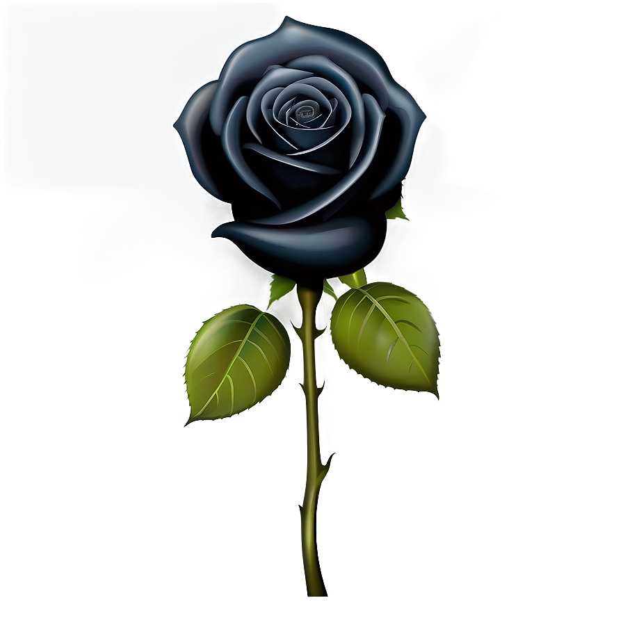 Gothic Black Roses PNG 32 PNG image with a transparent background, free high-resolution download