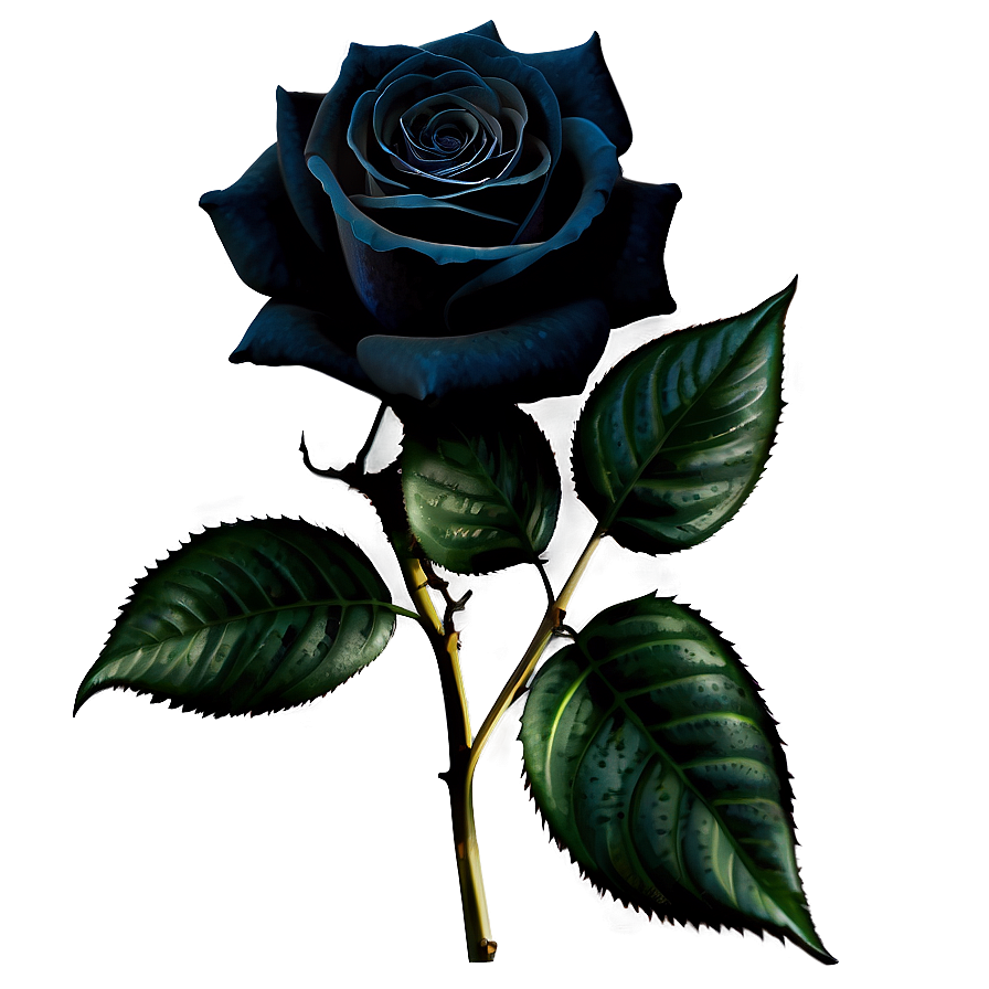 Gothic Black Roses PNG csd PNG image with a transparent background, free high-resolution download