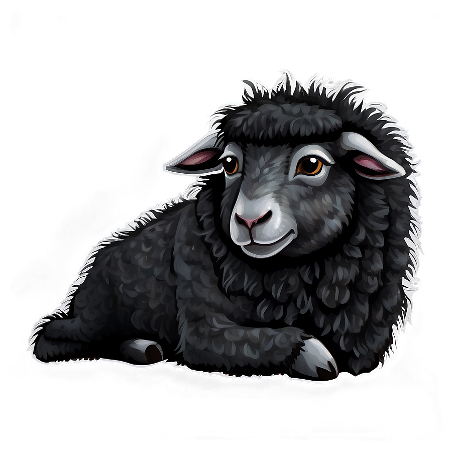 Gothic Black Sheep Png Dbg41