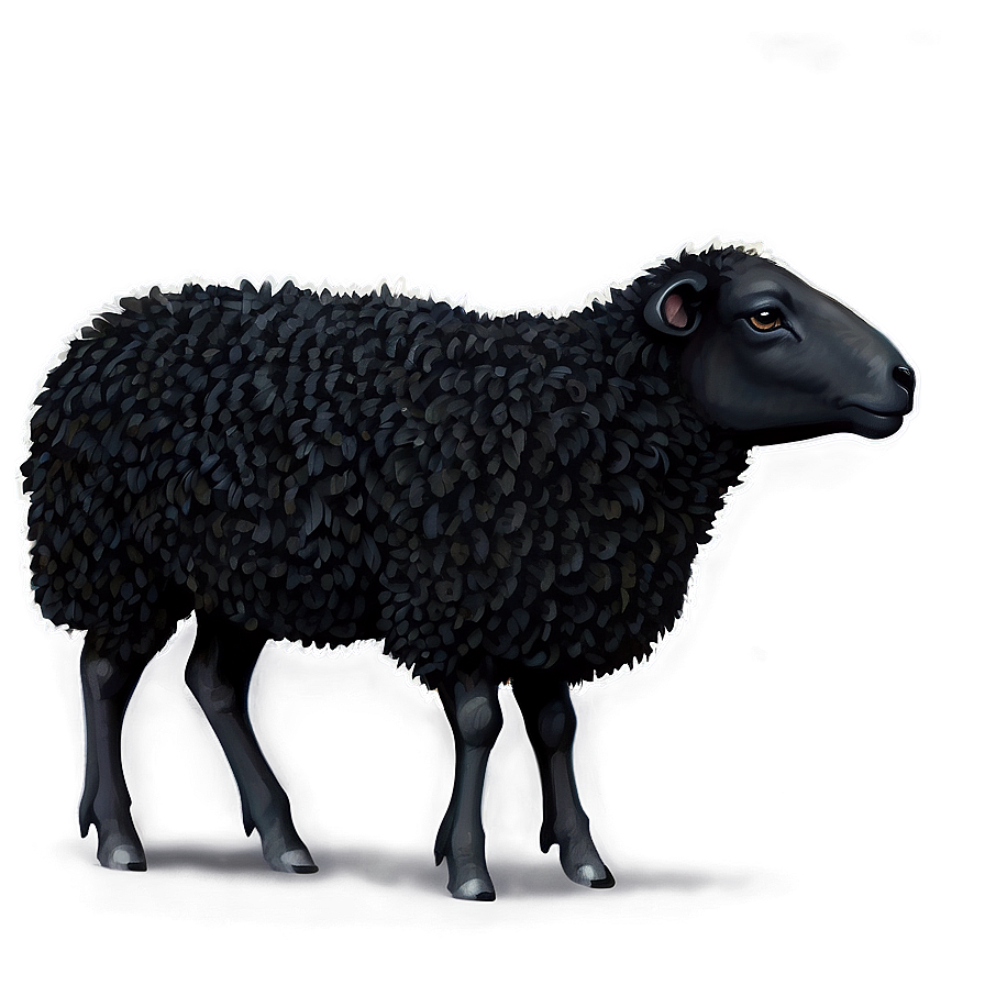 Gothic Black Sheep Png Frl