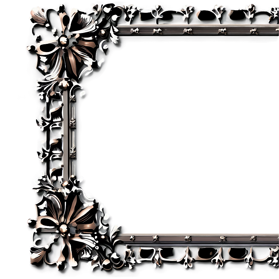 Gothic Border Frame Png 06262024