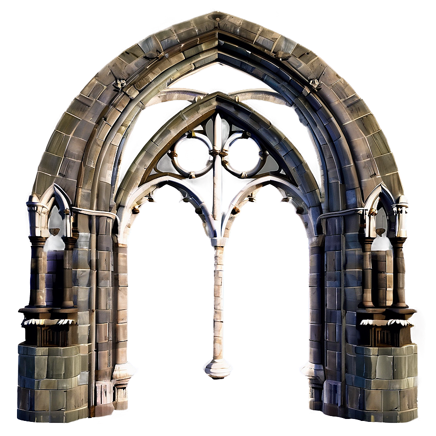 Gothic Cathedral Windows Png Atv