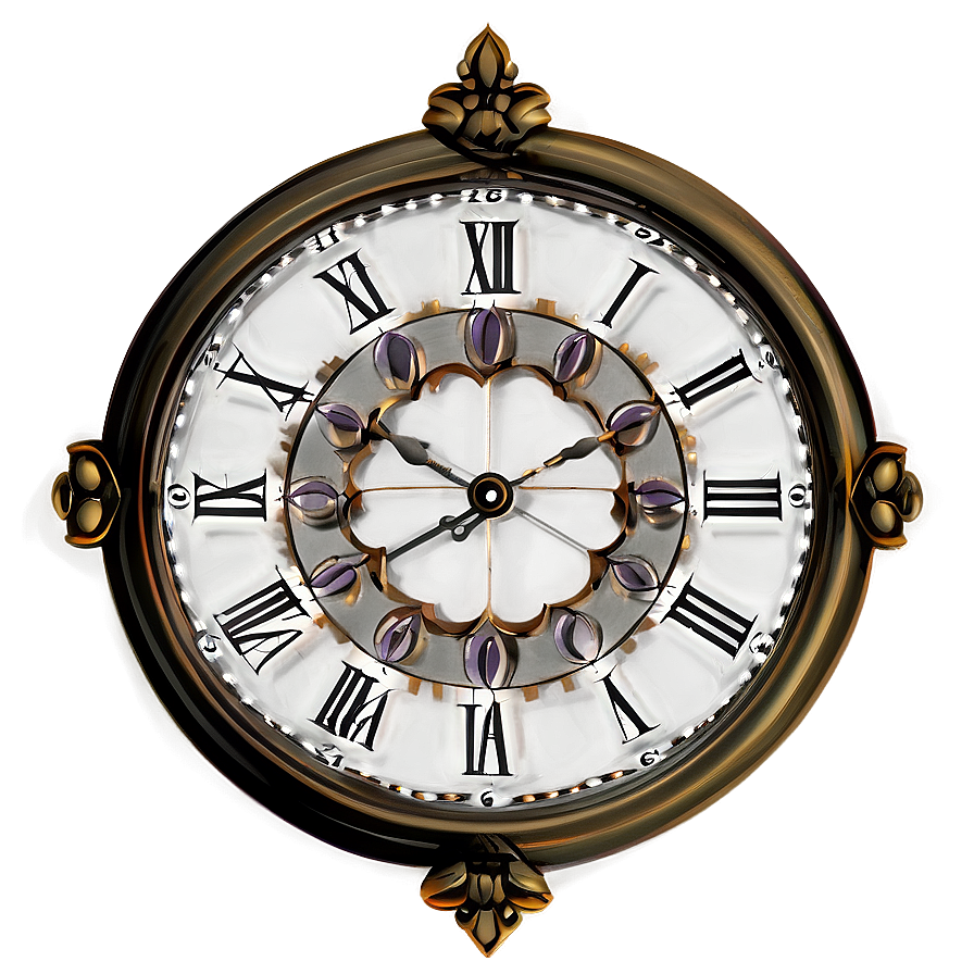 Gothic Clock Clipart Png Wre79