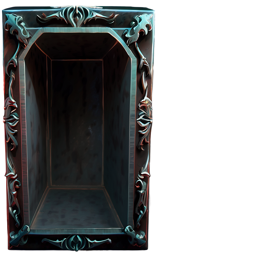Gothic Coffin PNG 05242024 PNG with transparent background