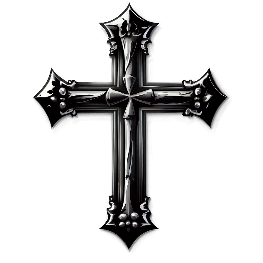 Gothic Cross Illustration Png 04302024