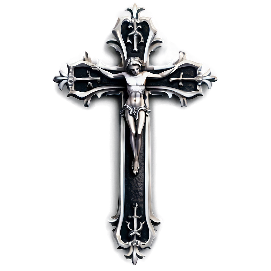 Gothic Cross Illustration Png 64