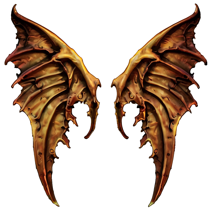 Gothic Demon Wings Png 06262024