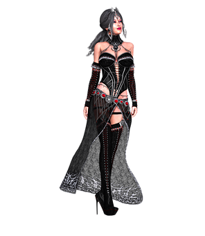 Gothic Fantasy Female Character