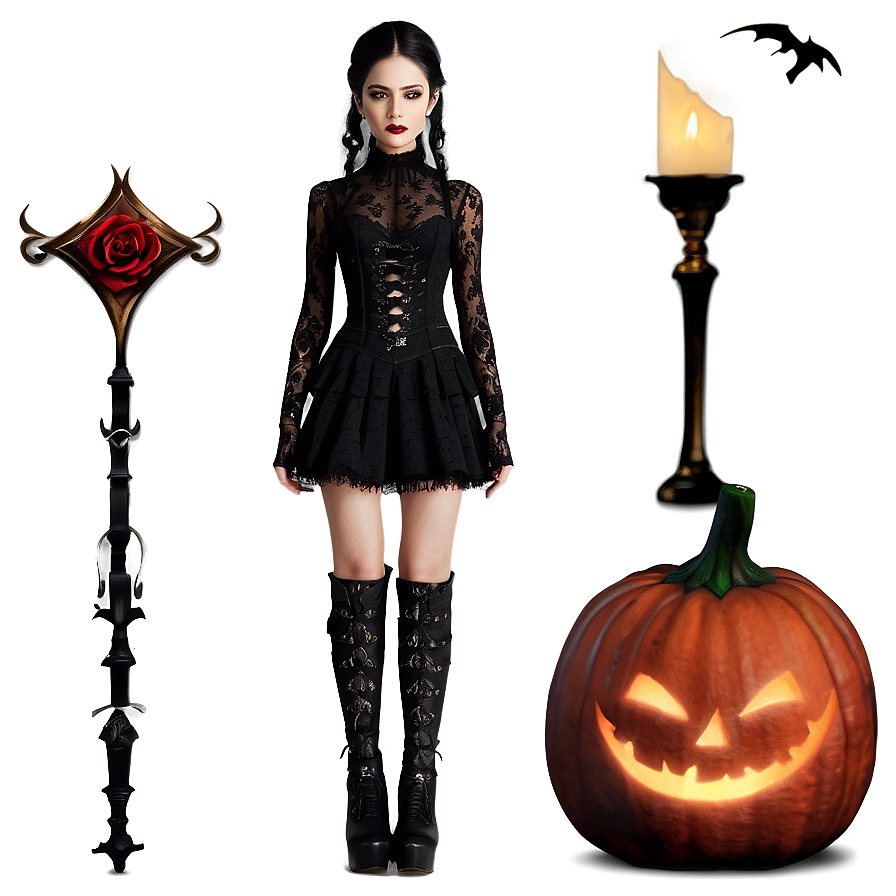 Gothic Fashion Clothes Png Fev