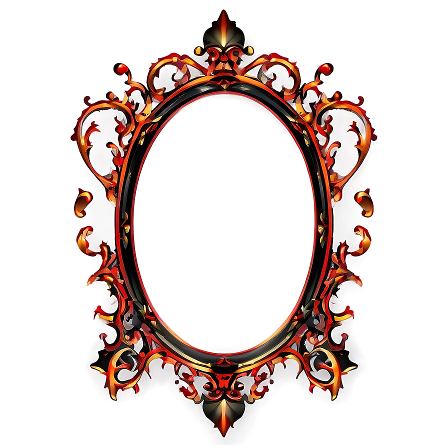 Gothic Frame Design Png 06262024