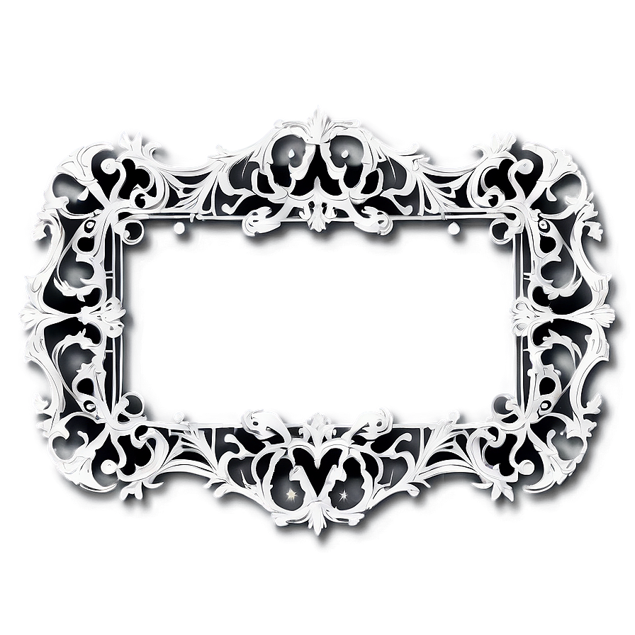 Gothic Frame Outline Png 06262024