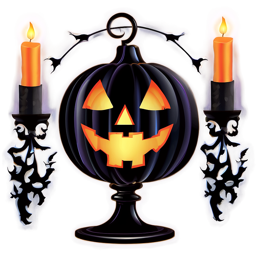Gothic Halloween Decor PNG rul PNG image with a transparent background, free high-resolution download