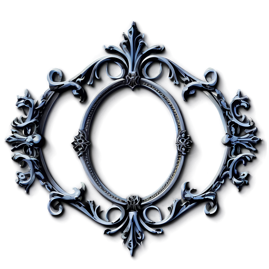 Gothic Ornate Frame Png 06272024