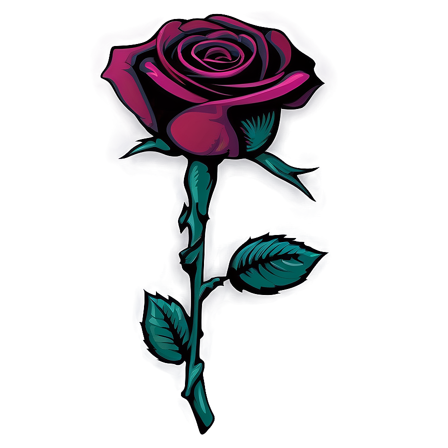 Gothic Rose Clipart Png Wnb