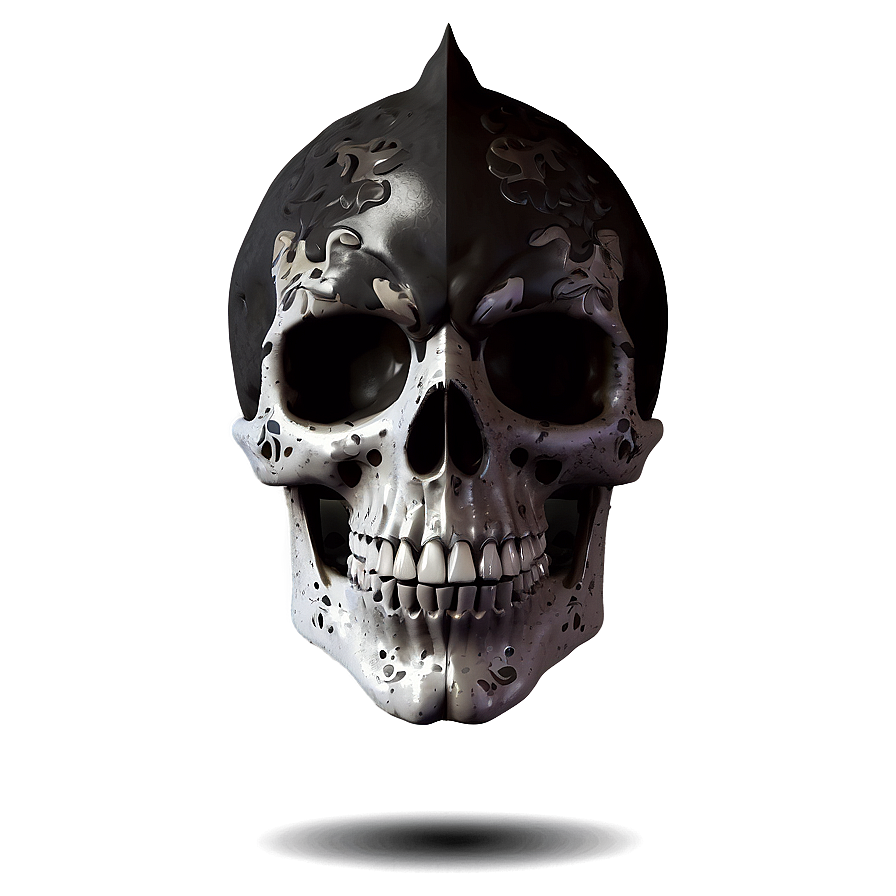 Gothic Skull Face Artwork Png 52