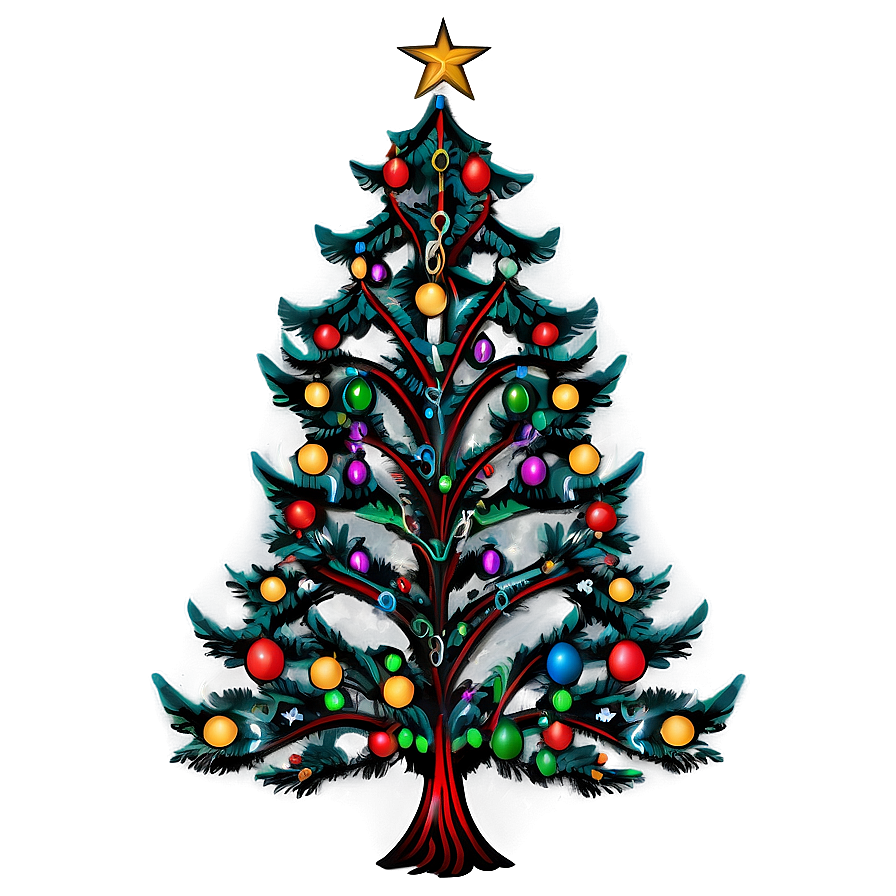 Gothic Style Arbol De Navidad Png 06122024