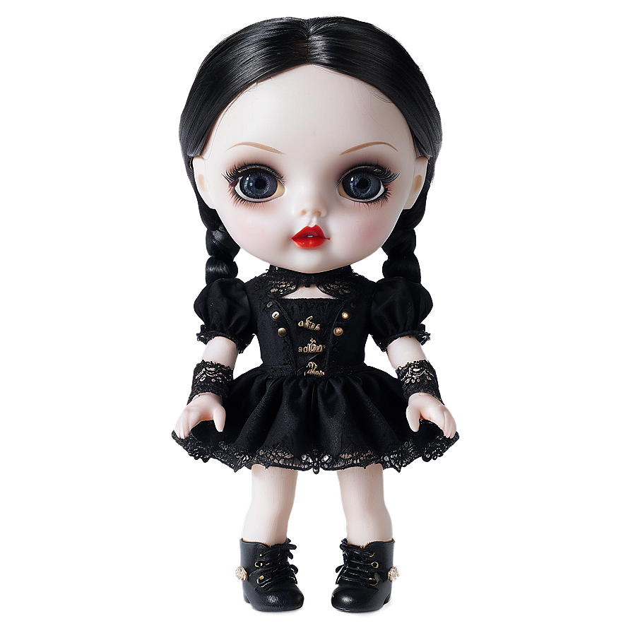 Gothic Style Doll Png 06112024