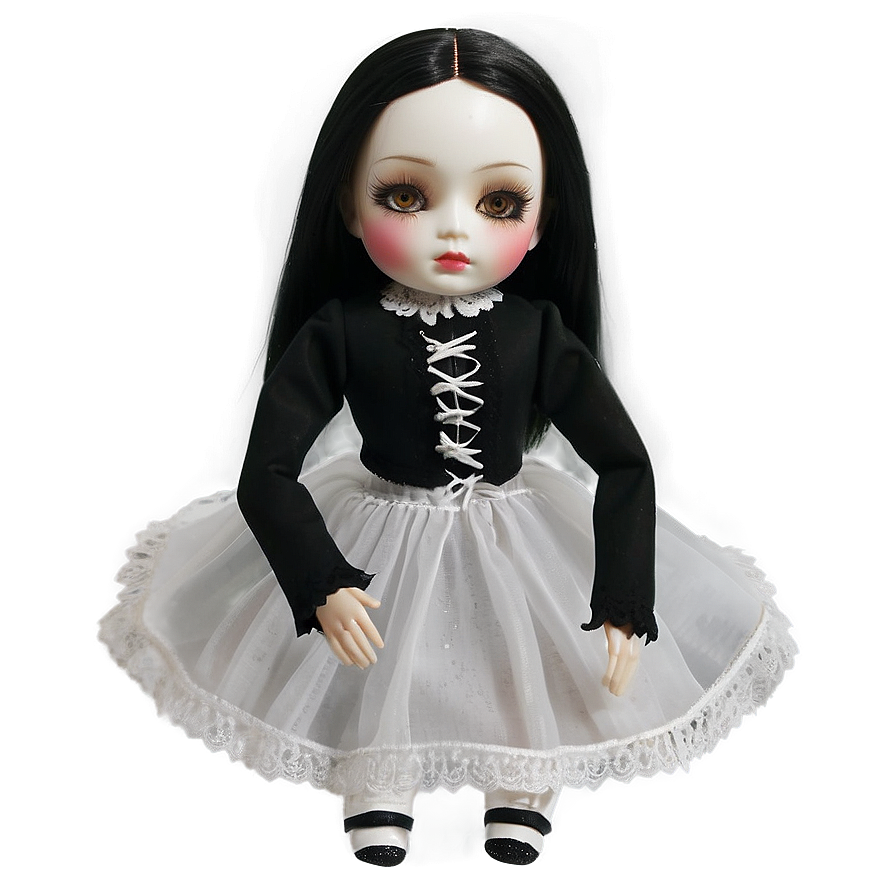 Gothic Style Doll Png 4