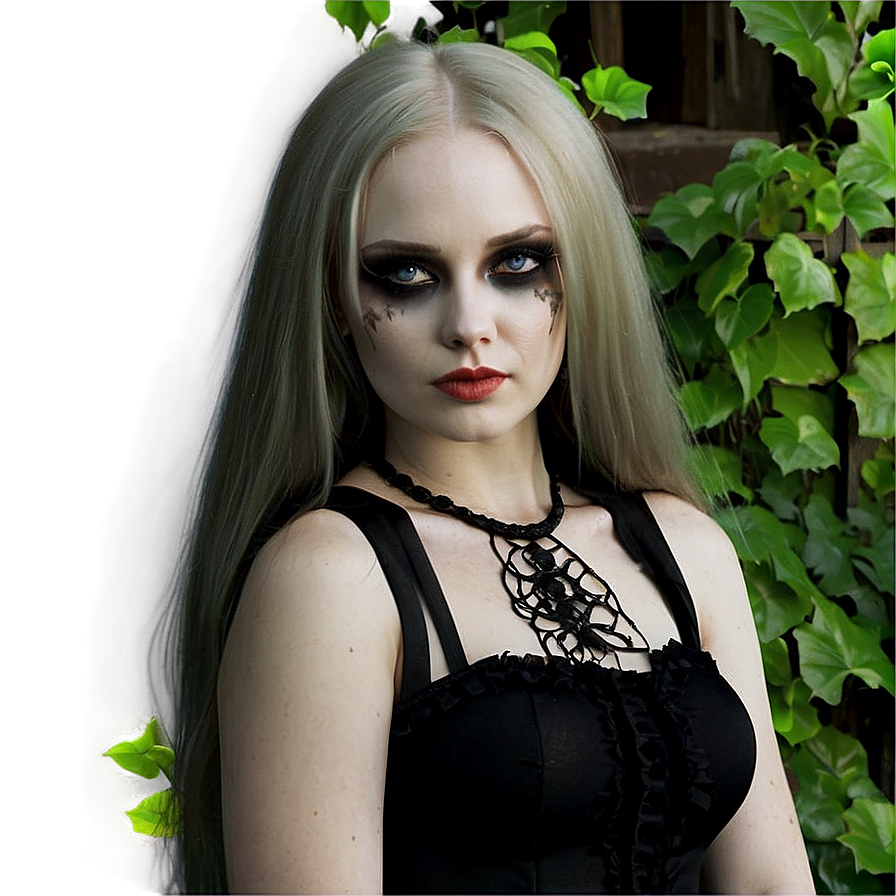 Gothic Themed Portrait Png Eqm74