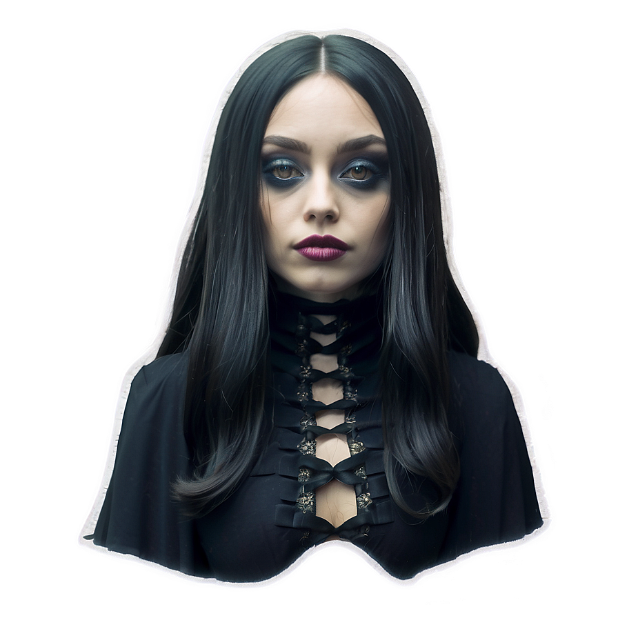 Gothic Wednesday Illustration PNG 25 PNG with transparent background