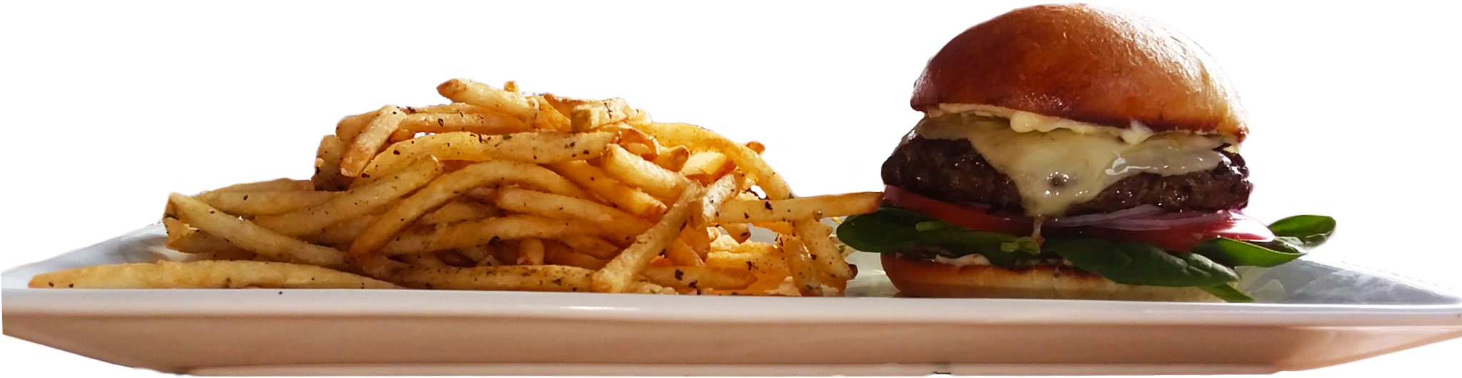 Gourmet Burgerand Seasoned Fries