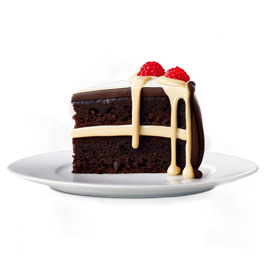Gourmet Chocolate Cake PNG lrq PNG with transparent background