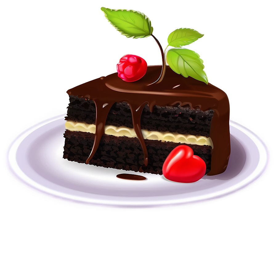 Gourmet Chocolate Cake PNG miq43 PNG with transparent background