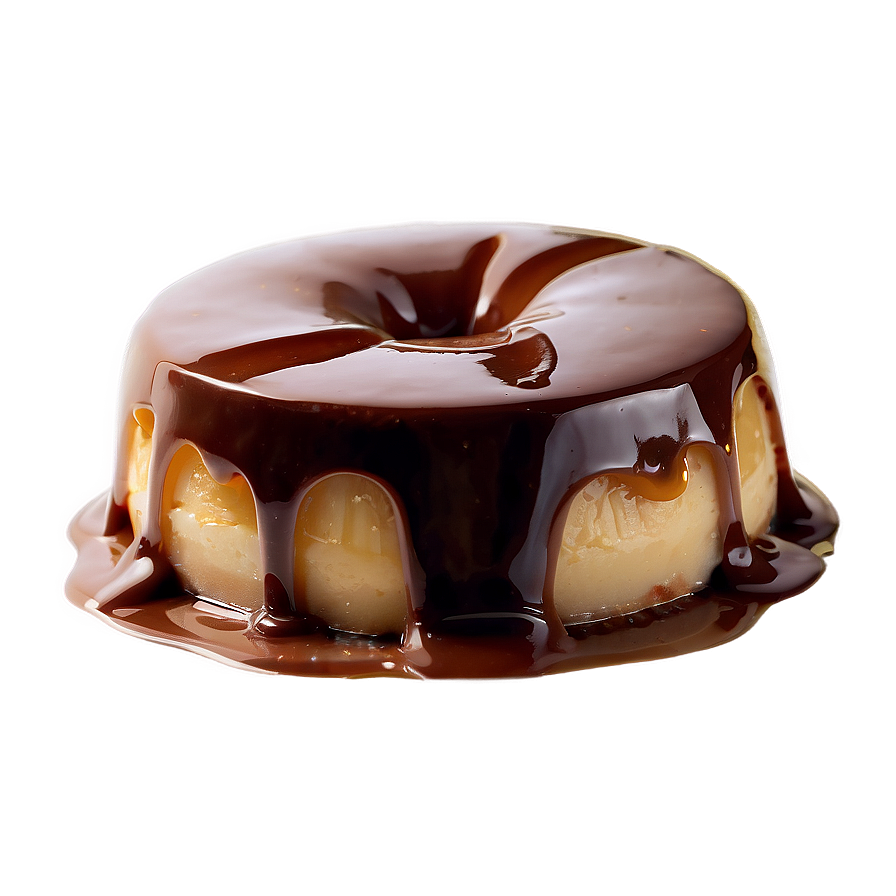 Gourmet Chocolate Flan Recipe PNG dbs PNG with transparent background