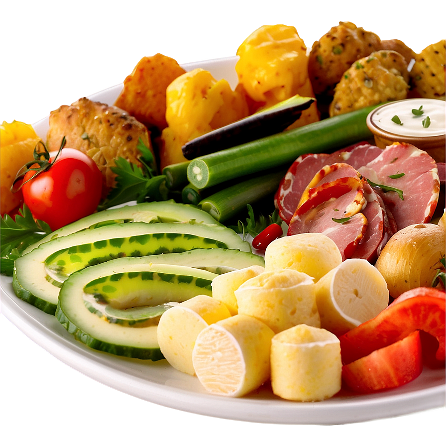 Gourmet Food Platter Png Ajl3