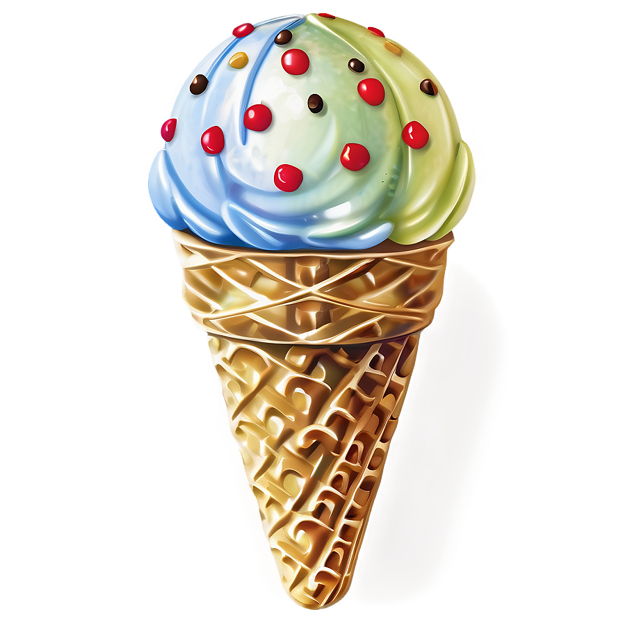 Gourmet Ice Cream Cone Png Bhu26