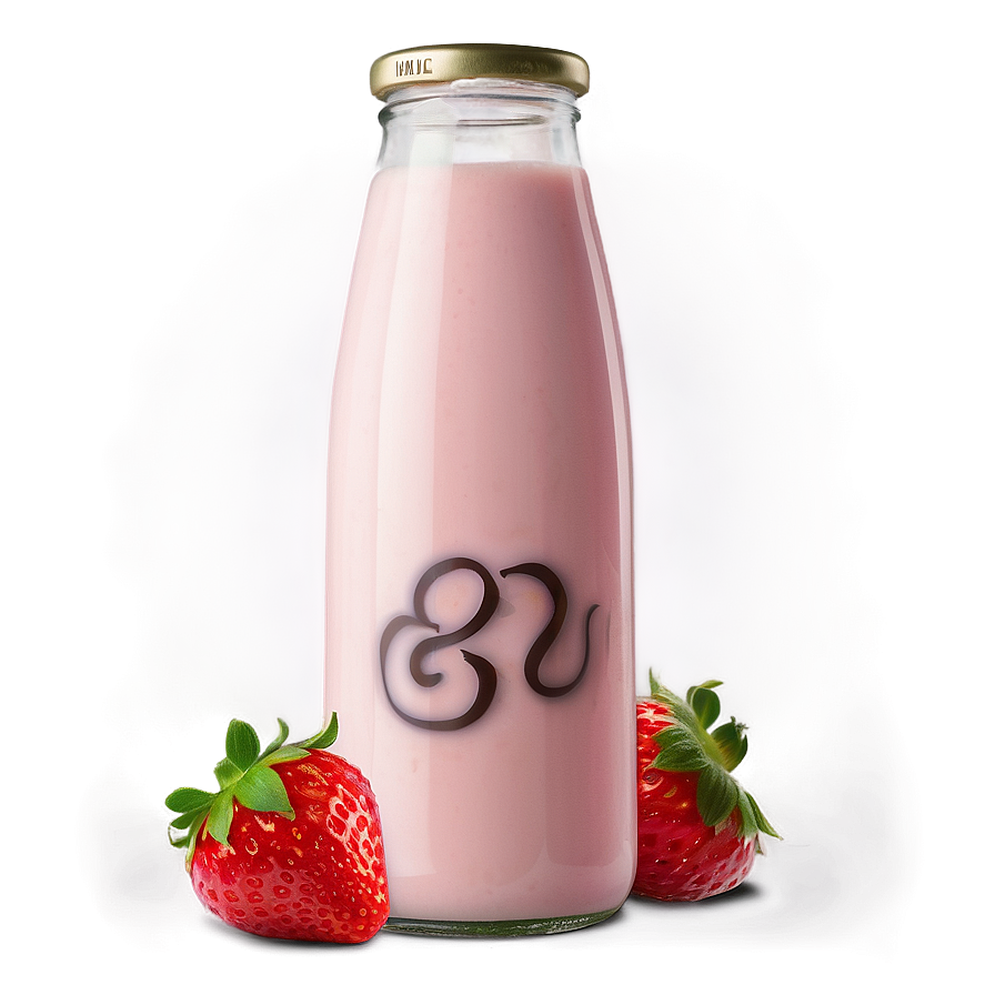 Gourmet Strawberry Milk Png 06252024