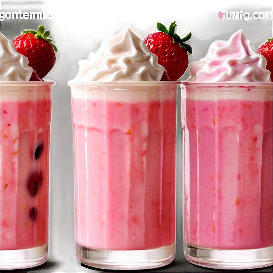 Gourmet Strawberry Milk Png 57