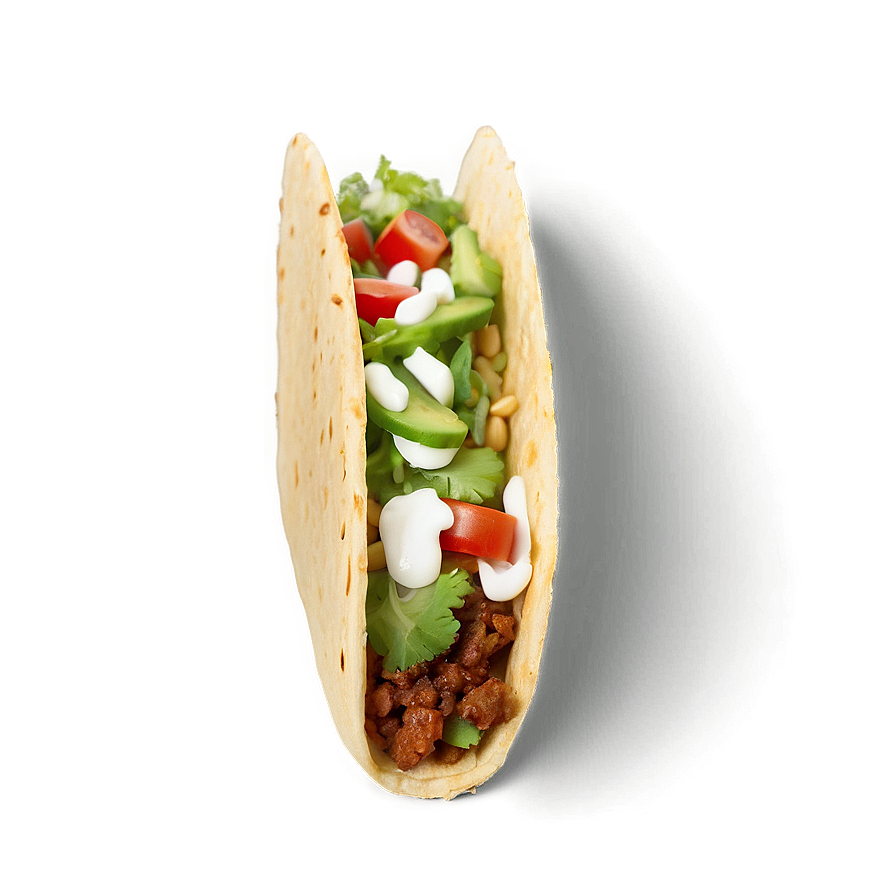 Gourmet Taco PNG 05042024 PNG with transparent background