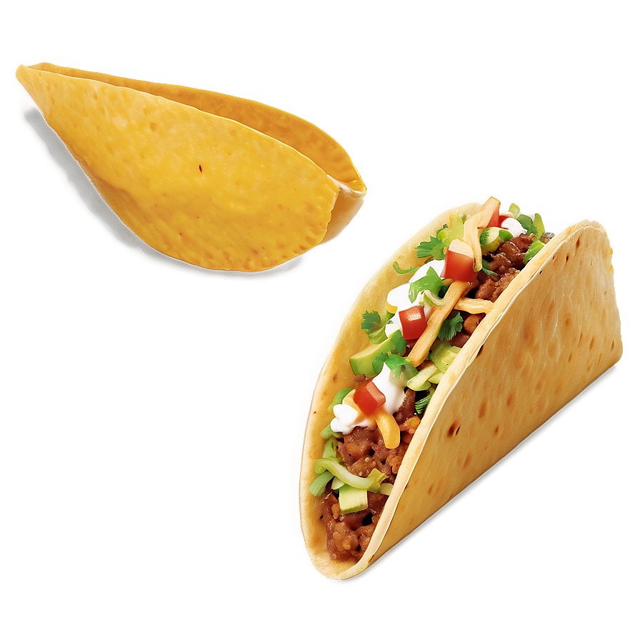Gourmet Taco PNG dph37 PNG with transparent background