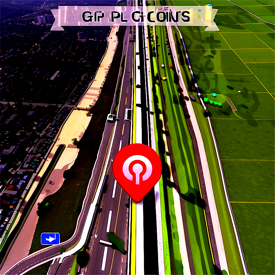 GPS Map Interface PNG 30 PNG image with a transparent background, free high-resolution download