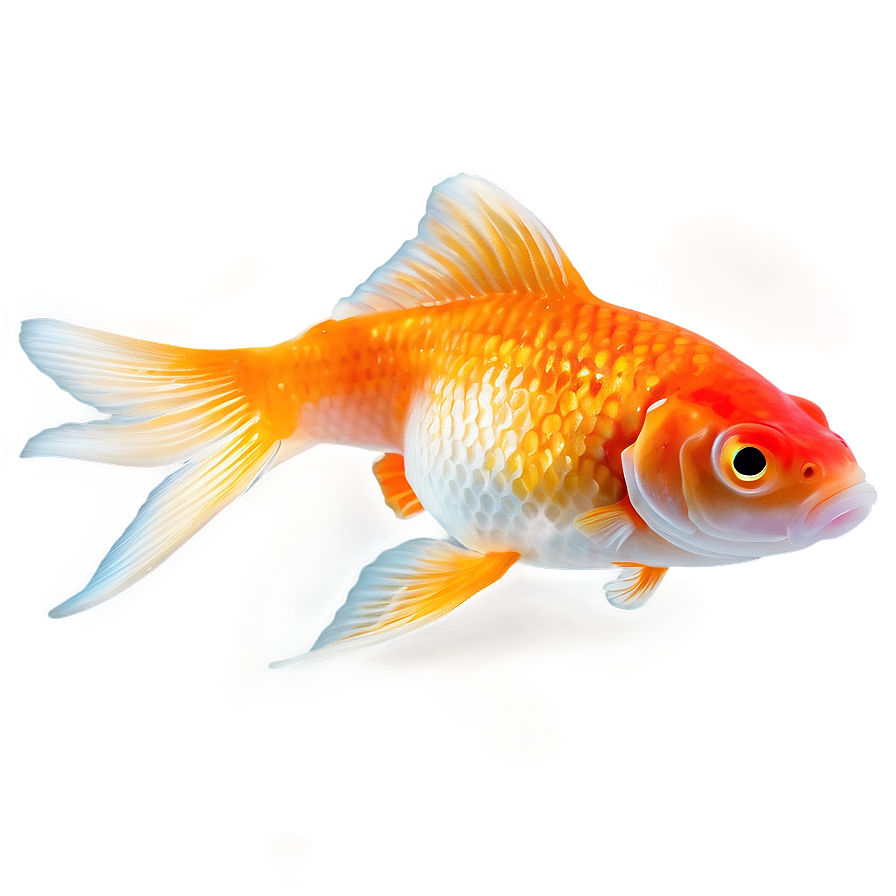 Graceful Goldfish Swimming Png 06112024