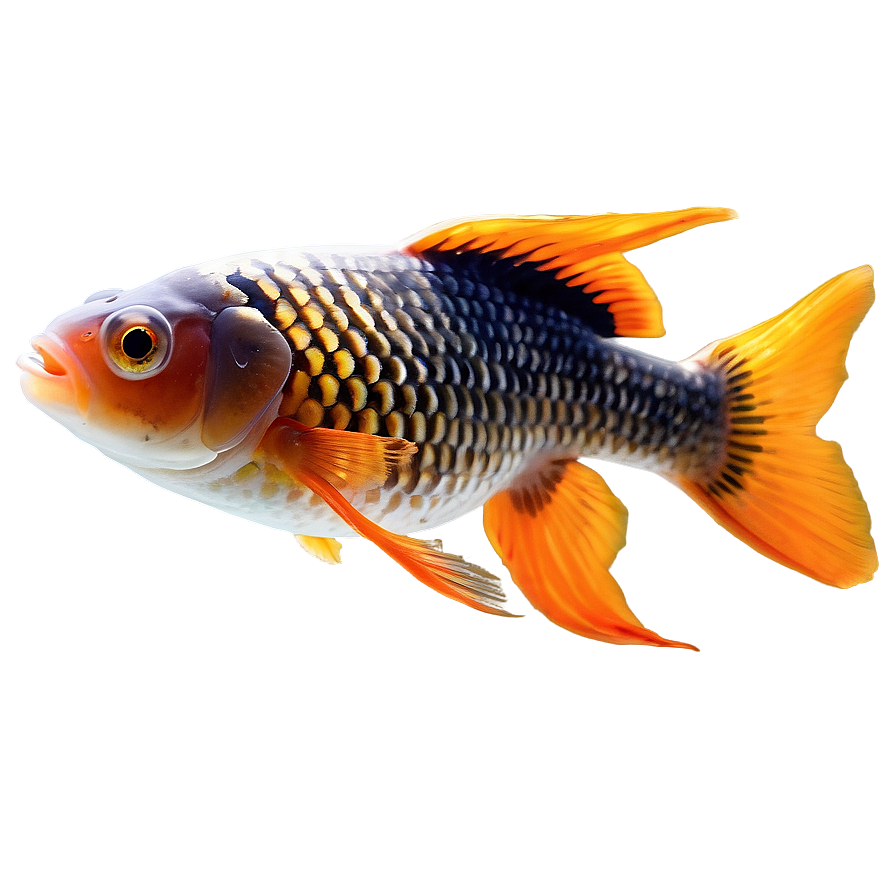 Graceful Goldfish Swimming Png 06112024