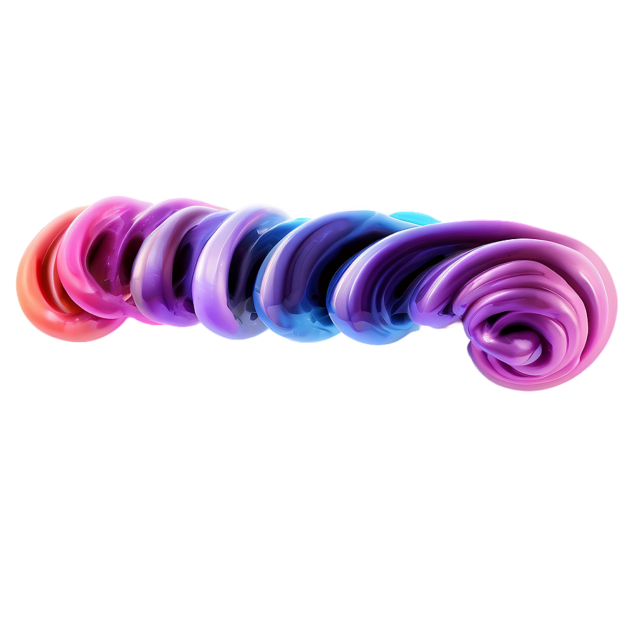 Gradient Color Smoke Twist Png Ort72