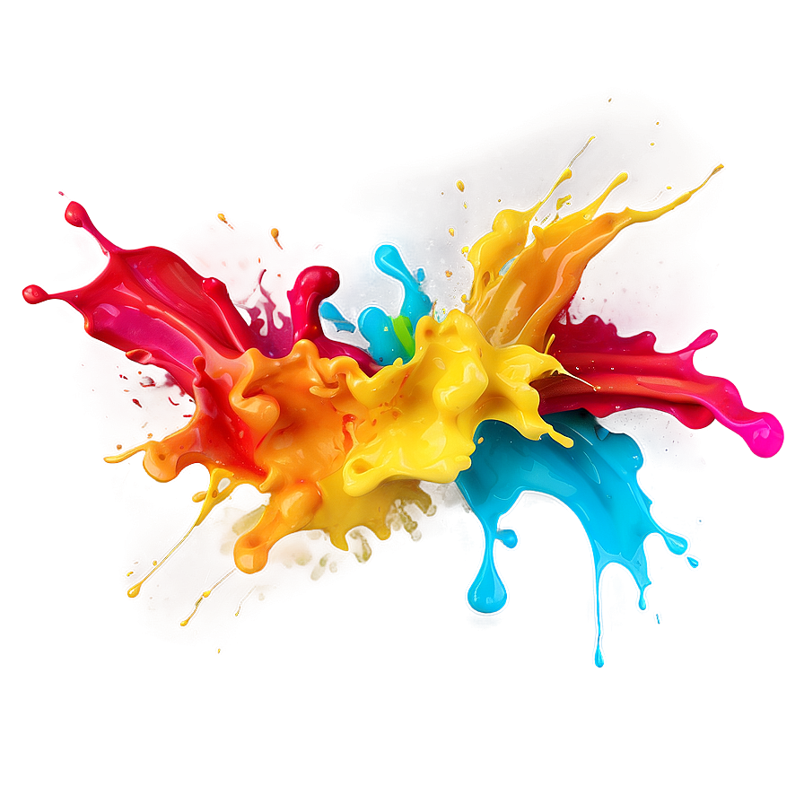 Gradient Color Splash Png 24