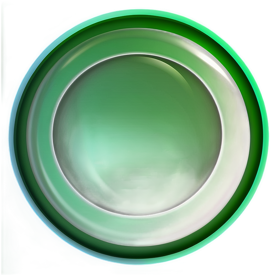 Gradient Green Circle Png Pso